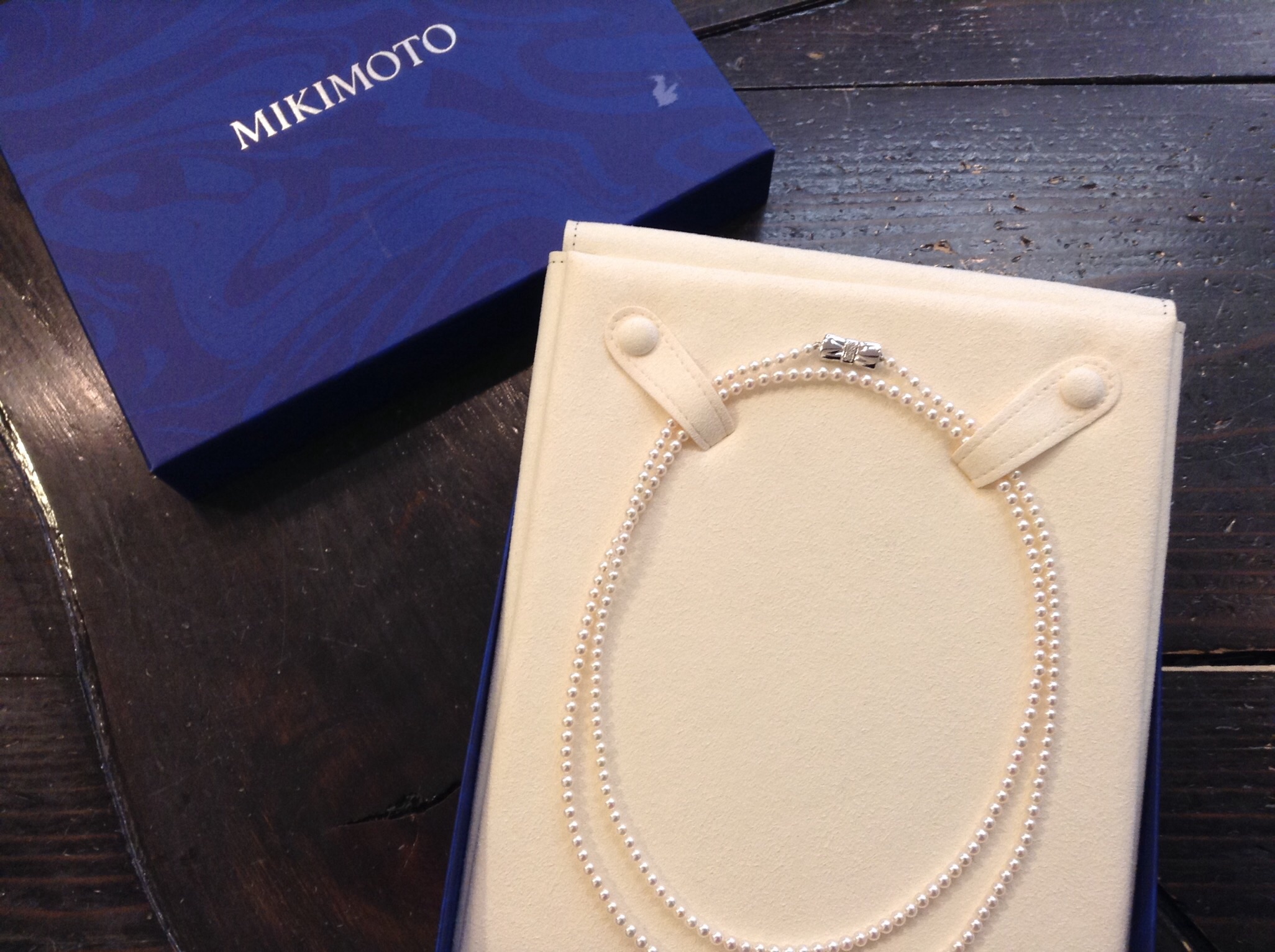 MIKIMOTO  ミキモト　パールネックレス　ベビーパール（センターのみ7㎜）